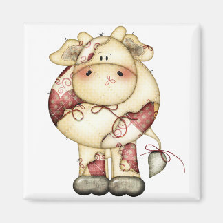Aimant Vache de campagne couronnée