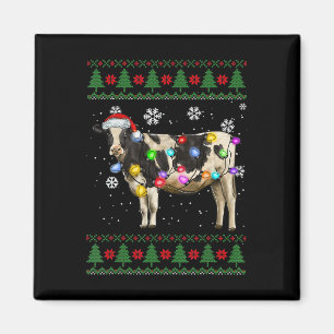 Aimant Vache de Noël Lait Louvain de vache