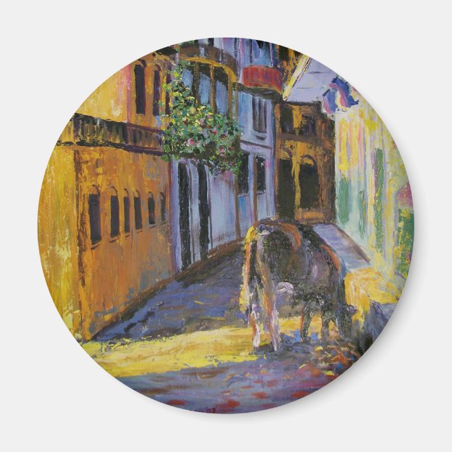 Aimant Vache de pâturage (Devant)