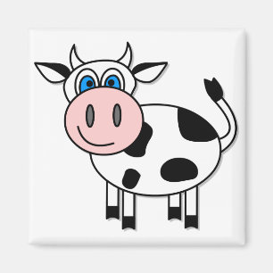Aimant Vache heureuse - personnalisable !