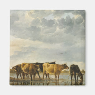 Aimant Vaches dans une rivière Aelbert Cuyp