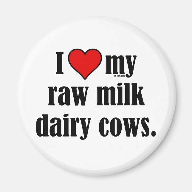 Aimant Vaches du coeur (Devant)
