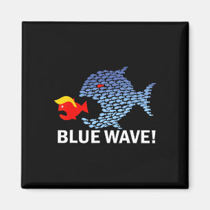 Aimant Vague Bleue 2024 Gros Poissons Amusants Mangez Pet