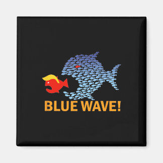 Aimant Vague Bleue 2024 Gros Poissons Amusants Mangez Pet