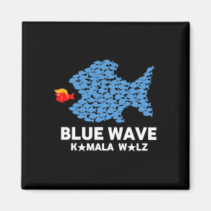 Aimant Vague Bleue 2024 Gros Poissons Amusants Mangez Pet