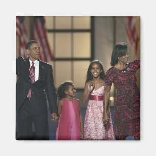 Aimant Vague de la famille Barak Obama à la dernière nuit