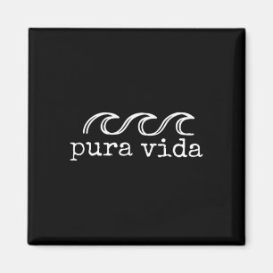 Aimant Vague de surf Pura Vida Costa Rica Souvenir 