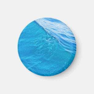 Aimant vague d'eau bleue