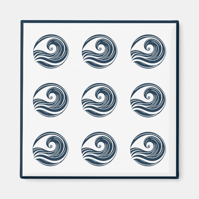 Aimant Vague forte (Devant)