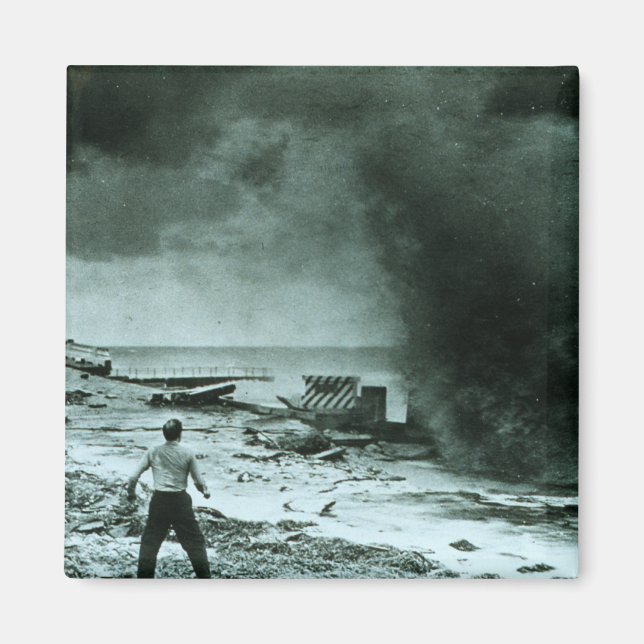 Aimant Vague ouragan Hurricane Wave (Devant)