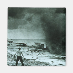 Aimant Vague ouragane vintage