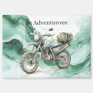 Aimant Vague verte moto Soyez aventureux