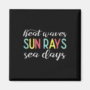 Aimant Vagues de chaleur maritime Rayons du soleil Jours