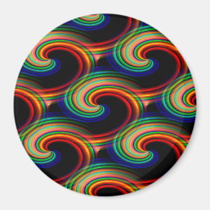 Aimant Vagues de couleurs....