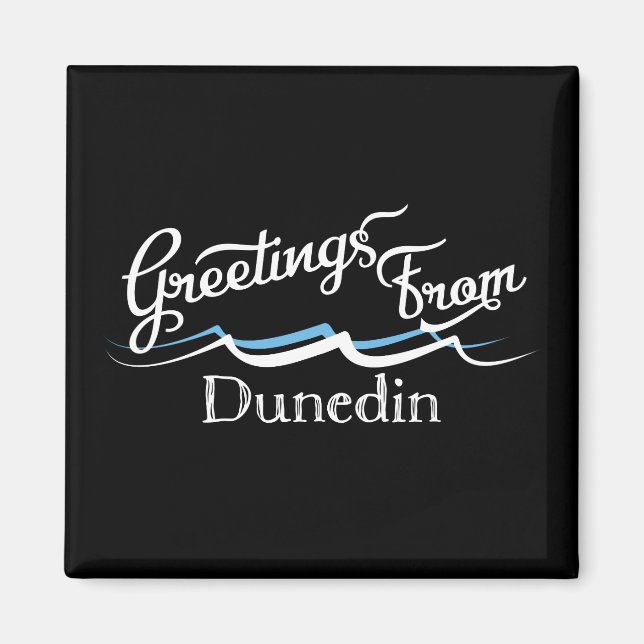 Aimant Vagues d'eau Dunedin (Devant)