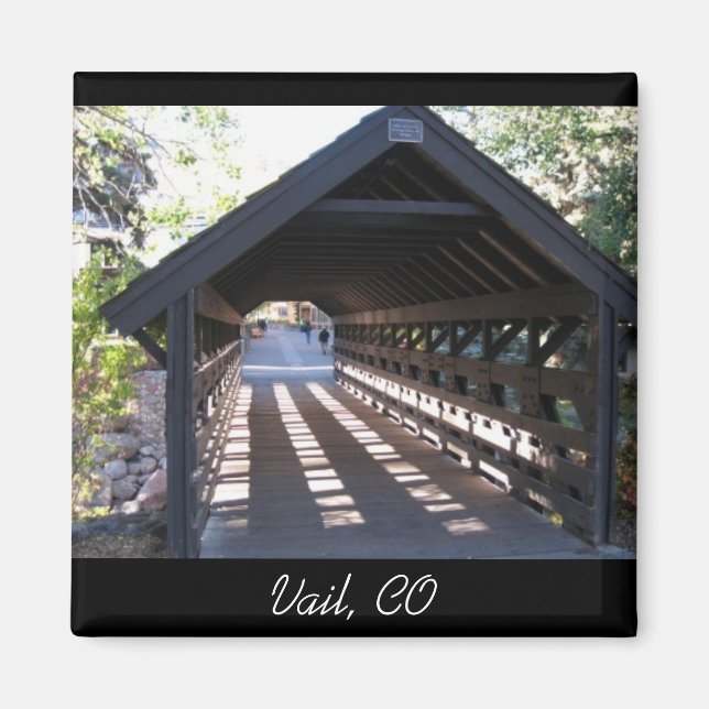 Aimant Vail du pont couvert, CO (Devant)