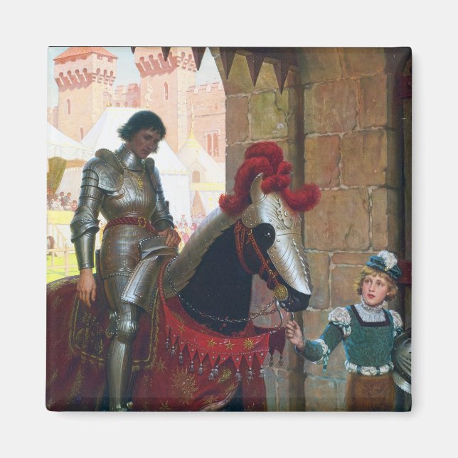 Aimant Vaincu, par Edmund Blair Leighton (Devant)