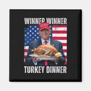 Aimant Vainqueur Turquie Dîner Humour Drôle Trump que Tru