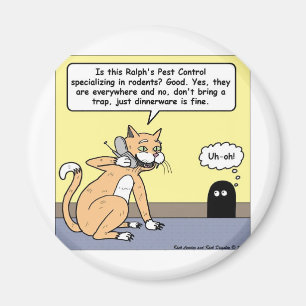 Aimant Vaisselle Chat & Souris Cadeaux de dessins animés 