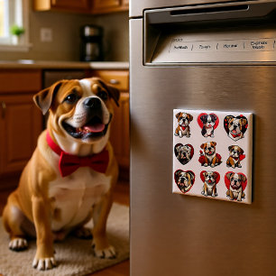 Aimant Valentine Bulldog