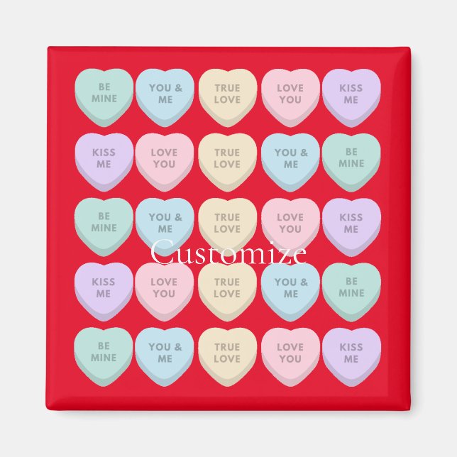 Aimant Valentine Candy Hearts Thunder_Cove (Devant)