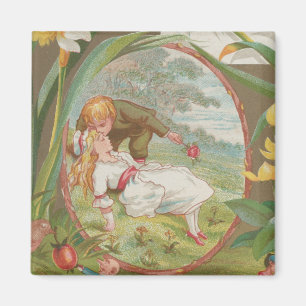 Aimant Valentine douce et innocente vintage, Kate Greenwa