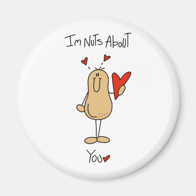 Aimant Valentine Nuts Sur Vous (Devant)