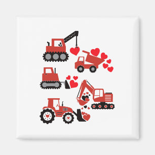 Aimant Valentines Day Boys Enfants Toddler Construction T