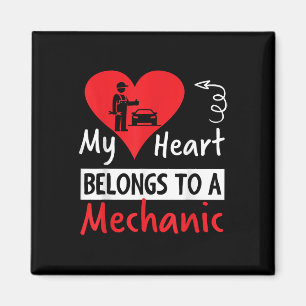 Aimant Valentines Day Design - Mon Coeur Appartient À Un
