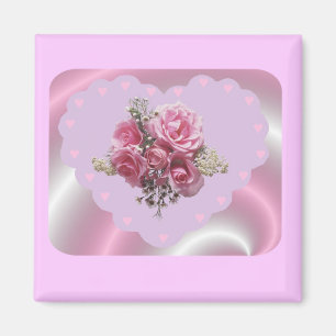 AIMANT VALENTINES PURPLE SWIRL HEART