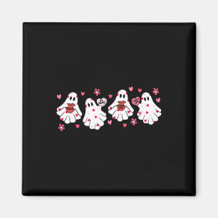 Aimant Valentines Rétro Jour mignonne Ghost Boo Femmes Éf