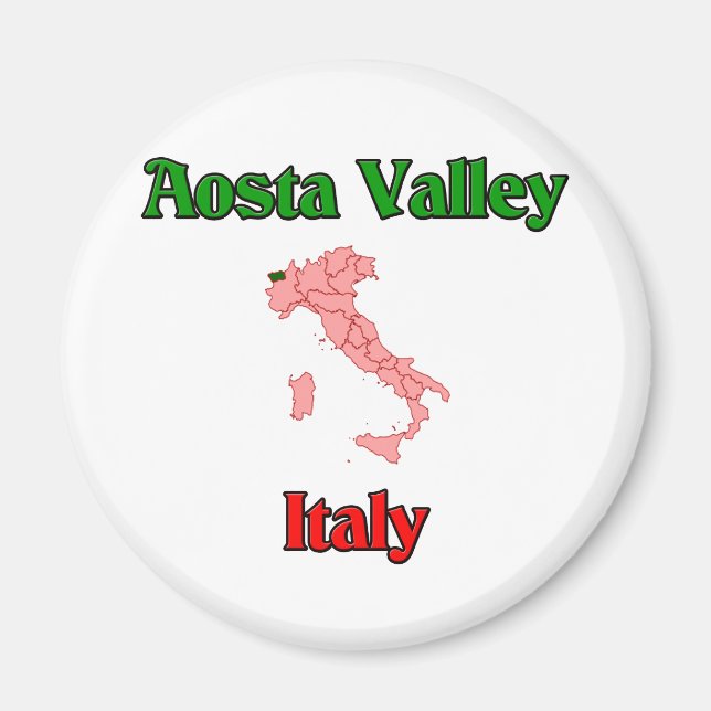 Aimant Vallée d'Aoste Italie (Devant)