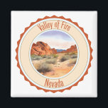 Aimant Valley of Fire, Nevada<br><div class="desc">Parc d'état Valley of Fire dans le Nevada, une merveille de la nature dans le désert rouge.</div>