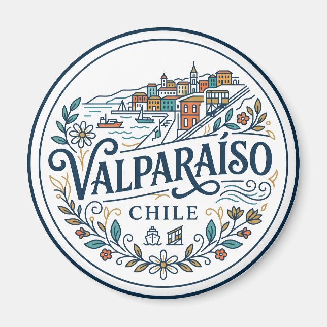 Aimant Valparaíso Chili (Devant)
