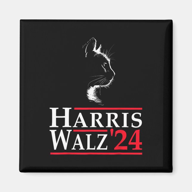 Aimant Valse 2024 Election Kamala Harris Tim Waltz 2024 3 (Devant)