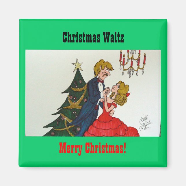 Aimant Valse de Noël (Devant)