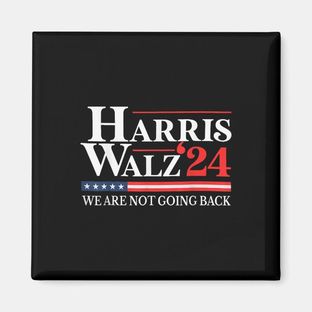 Aimant Valse Nous Ne Retournons Pas Kamala Harris 2024 1 (Devant)