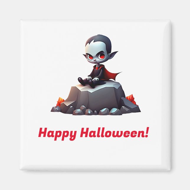 Aimant Vampire mignon (Devant)