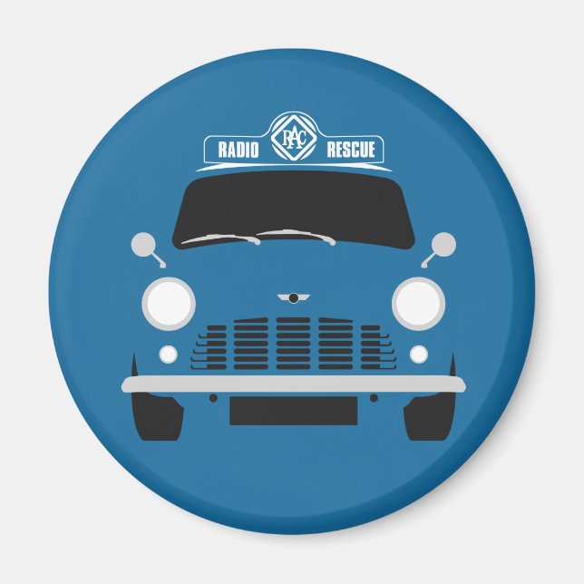 Aimant Van classique Austin Mini RAC (Devant)