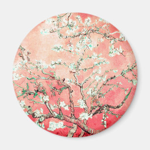 Aimant Van Gogh Almond Blossoms Peach