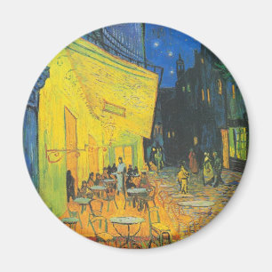Aimant Van Gogh Café Terrasse Rue Française Scène