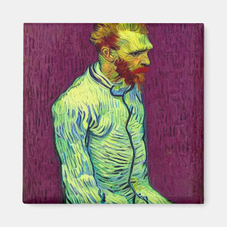 Aimant Van Gogh en Straîjacket ouvert - Rouge vin