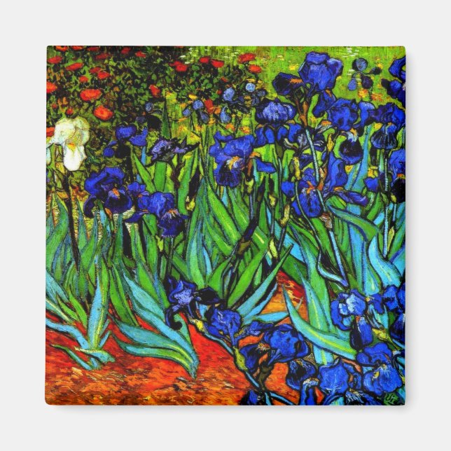 Aimant Van Gogh - Irises (Devant)