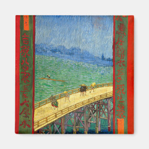 Aimant Van Gogh Le pont dans la pluie après Hiroshige