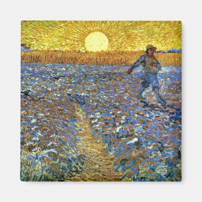 Aimant Van Gogh - Le Sower (Devant)