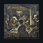 Aimant Van Gogh - Les mangeurs de pommes de terre<br><div class="desc">Vincent Van Gogh peinture,  Les mangeurs de pommes de terre,  oeuvre d'art populaire, </div>