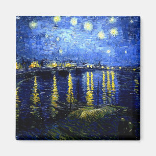Aimant Van Gogh - Nuit étoilée sur le Rhône 2020
