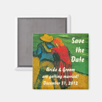 Van Gogh Save the Date! Two Lovers