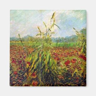 Aimant Van Gogh - Stalks de maïs vert