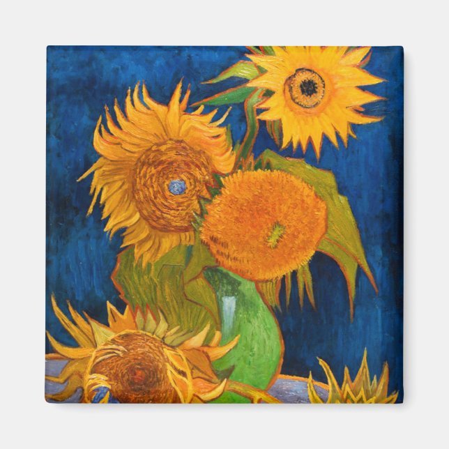 Aimant Van Gogh Sunflowers (Devant)